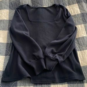 SHEIN Navy Blue size small top